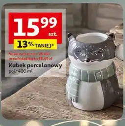 Auchan Kubek porcelanowy 400 cm oferta