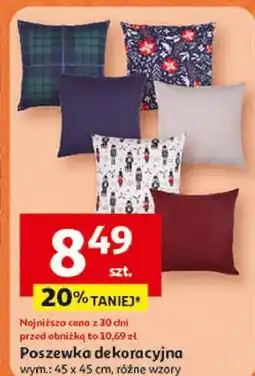 Auchan Poszewka dekoracyjna 45 x cm oferta
