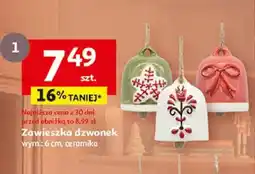 Auchan Zawieszka dzwonek 6 cm oferta