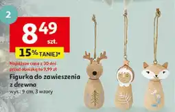 Auchan Figurka drewniana z zawieszką 9 cm oferta