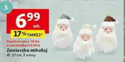 Auchan Zawieszka mikołaj 17 cm oferta