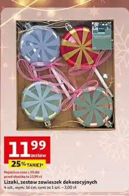 Auchan Zawieszki lizak 16 cm Actuel oferta