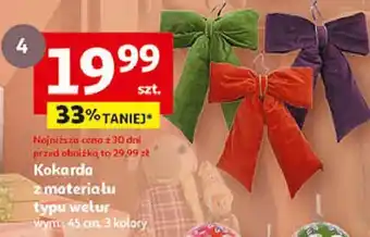 Auchan Kokarda typu welur 45 cm oferta