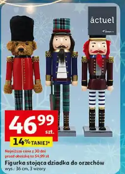 Auchan Figurka dziadek do orzechów 36 cm Actuel oferta