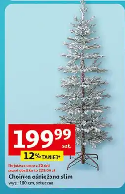 Auchan Choinka ośnieżona 180 cm oferta