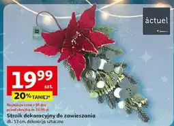 Auchan Stroik dekoracyjny do zawieszania 53 cm Actuel oferta