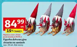 Auchan Figurka skrzat na saniach 50 cm oferta
