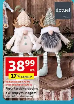 Auchan Figurka z wiszącymi nogami 46 cm Actuel oferta