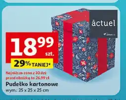 Auchan Pudełko kartonowe 25 x cm Actuel oferta