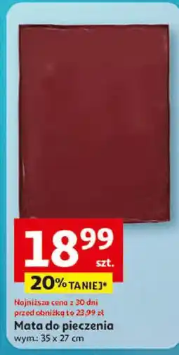 Auchan Mata do pieczneia 37 x 27 cm oferta
