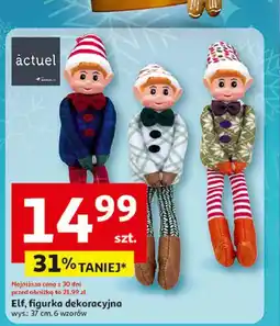 Auchan Figurka dekoracyjna elf 37 cm Actuel oferta