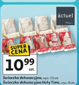 Auchan Świeczka dekoracyjna holy time 8 cm Actuel oferta