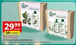 Auchan Zestaw w pudełku konopie: szampon 330 ml + odżywka 200 Farmona Herbal Care oferta