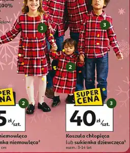 Auchan Sukienka dziewczęca 3-14 lat oferta
