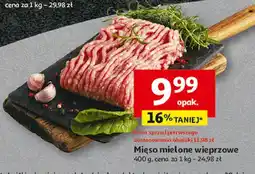 Auchan Mięso mielone wieprzowe Auchan Pewni Dobrego oferta