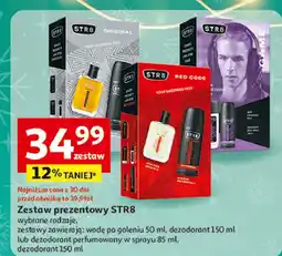 Auchan Zestaw w pudełku game: dezodorant 150 ml + atomizer 85 Str8 oferta