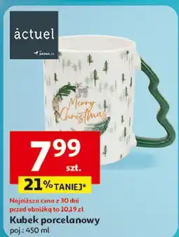 Auchan Kubek porcelanowy 450 ml Actuel oferta