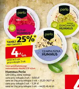 Auchan Hummus z czarnuszką Perla oferta