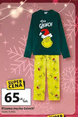 Auchan Piżama męska grinch s-xxl oferta