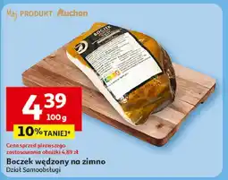 Auchan Boczek na zimno wędzony Auchan Wyjątkowe (Logo Złote) oferta