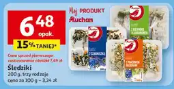 Auchan Śledź z prażonymi nasionami Auchan oferta