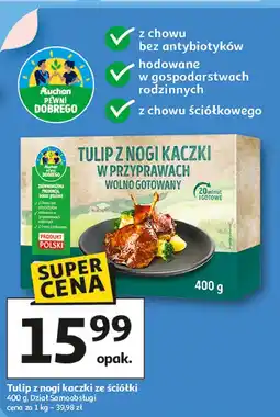 Auchan Tulip z nogi kaczki w przyprawach Auchan Pewni Dobrego oferta