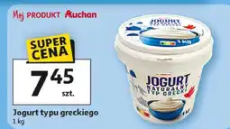 Auchan Jogurt naturalny grecki Auchan Różnorodne (Logo Czerwone) oferta