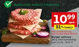 Auchan Burger wołowy Auchan Pewni Dobrego oferta