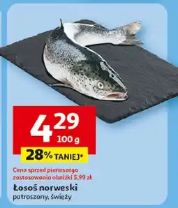 Auchan Łosoś norweski patroszony oferta