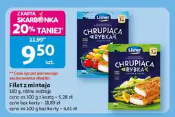 Auchan Chrupiąca rybka salt & pepper Lisner oferta