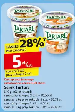 Auchan Serek łososiowa zatoka Tartare oferta