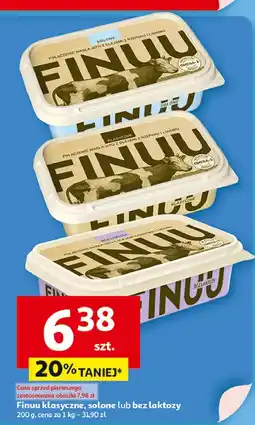 Auchan Miks do smarowania bez laktozy Finuu Klasyczne oferta