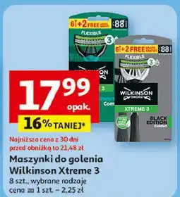 Auchan Maszynka do golenia Wilkinson Xtreme 3 Black Edition oferta