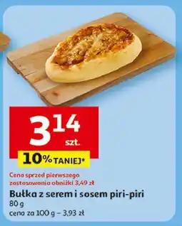 Auchan Bułka z serem i sosem piri-piri oferta