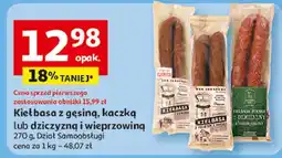 Auchan Kiełbasa z dziczyzny Sława oferta