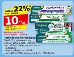 Auchan Pasta do zębów Himalaya Herbals Mint Fresh oferta