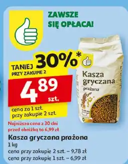 Auchan Kasza gryczana prażona Podniesiony Kciuk oferta