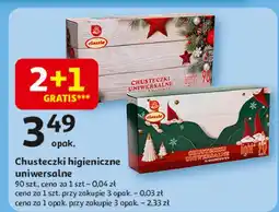 Auchan Chusteczki higieniczne light oferta