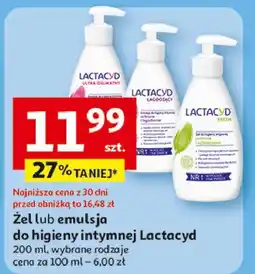 Auchan Emulsja do higieny intymnej łagodząca Lactacyd Femina oferta