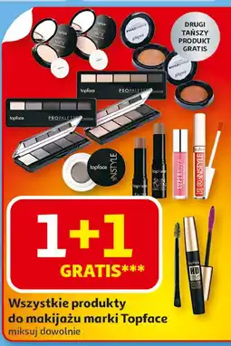 Auchan Paleta cieni do powiek pro palette Topface oferta