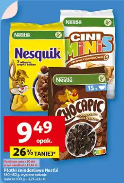 Auchan Płatki śniadaniowe Cini Minis oferta