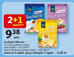Auchan Sucharki extra delikatesowe Mamut oferta