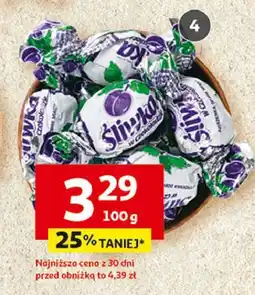 Auchan Śliwki w czekoladzie Jutrzenka oferta