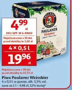 Auchan Piwo Paulaner Weissbier oferta