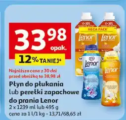 Auchan Płyn do płukania orchid & vanilla Lenor oferta