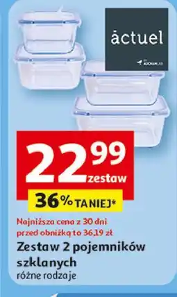 Auchan Zestaw pojemników Actuel oferta