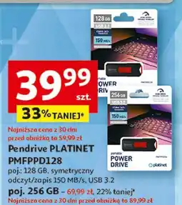 Auchan Pendrive 256 gb Platinet oferta