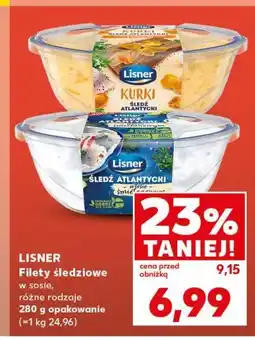 Kaufland Filety śledziowe w sosie śmietanowym Lisner oferta