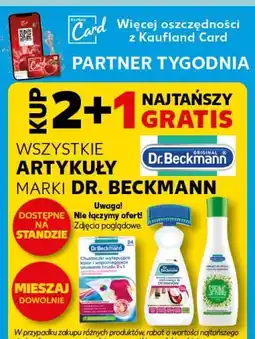Kaufland Chusteczki wyłapujące kolor i wspomagające usuwanie brudu Dr. Beckmann oferta