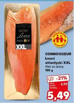 Kaufland Łosoś atlantycki xxl filet ze skórą Connoisseur oferta